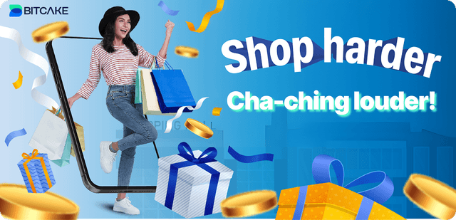 BitCake: The More You Shop, The More You Earn!